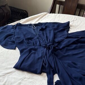 Arbor Navy Blue Maxi Dress